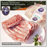 Lamb collar SHOULDER bone-in FOREQUARTER Australia MIDFIELD frozen CHOP CUTS 2.5cm 1" (price/kg)